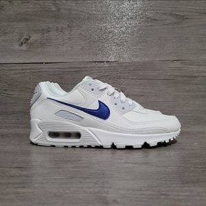 Nike Air Max 90 Womens Size 5 Summit White blue